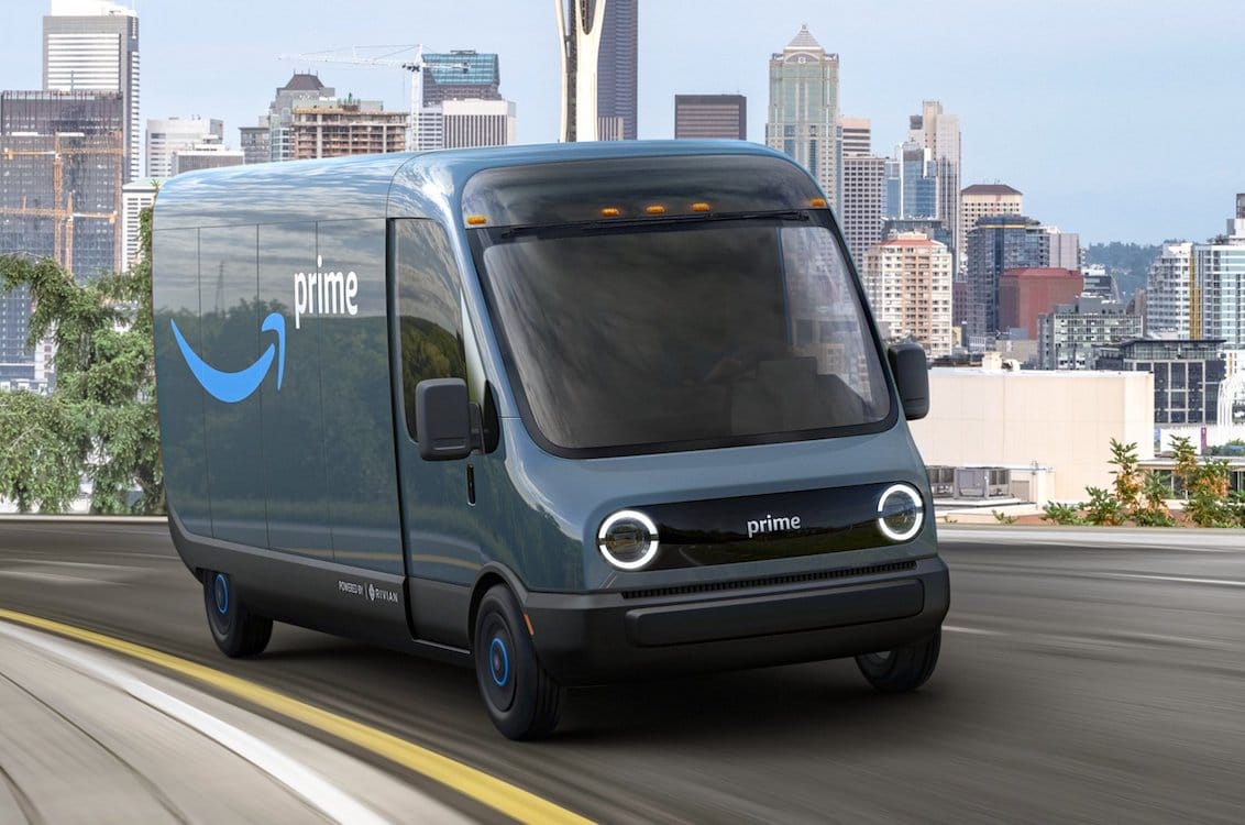 Amazon Orders 100k Rivian Vans as Part of Broad Environmental Campaign