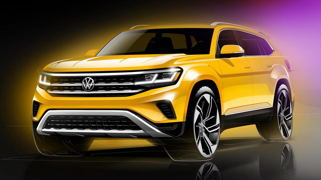 VW Offers First Look at Updated 2021 Atlas and Confirms New Entry CUV