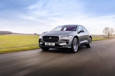 2022 Jaguar I-Pace - front 3-4 driving